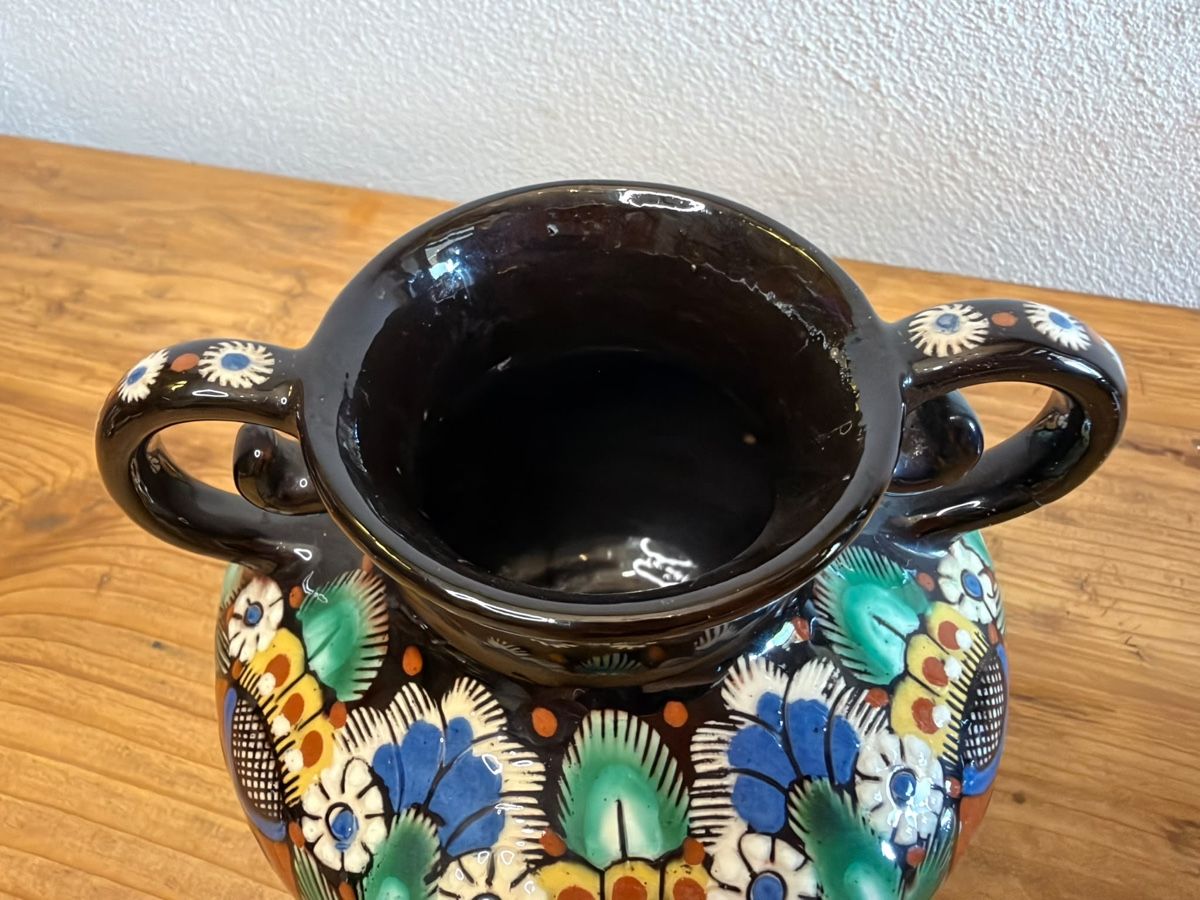 Vasi & Recipienti: Alte Thun Keramik Krug mit Eulen – Usato da Lamone venduto da Birth-Gramm-Antiques 4