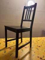 4 schwarze Esszimmerstühle
