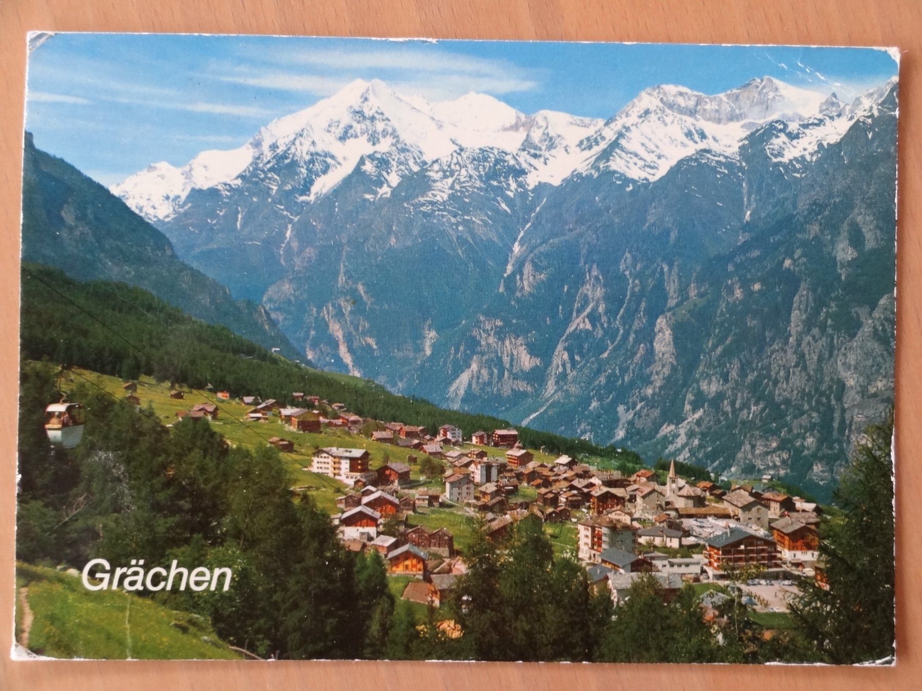 Ansichtskarten: Grächen - 1972 – Gebraucht aus St Léonard von Riglin