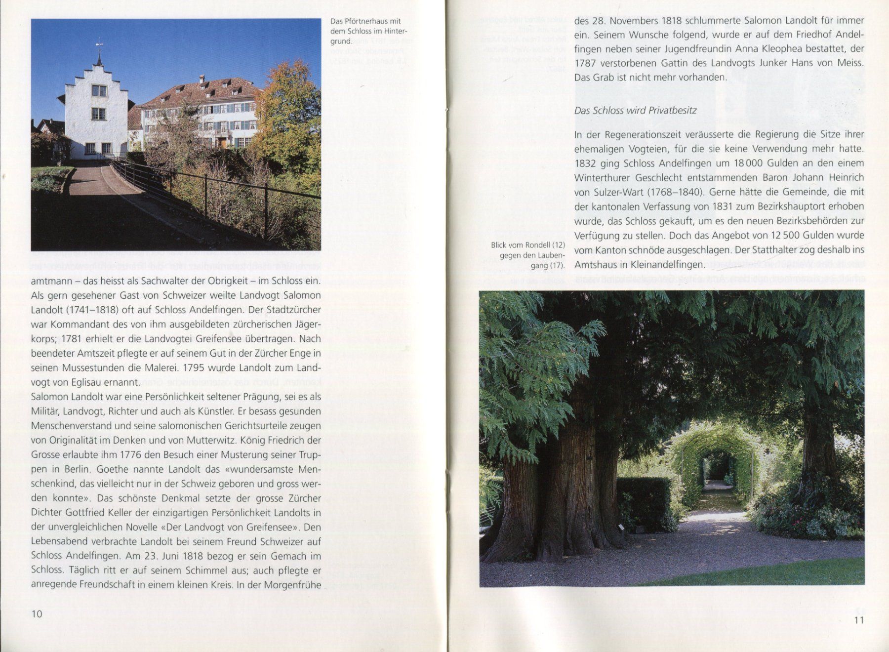 Libri: Andelfingen, Schlosspark, Kunstführer – Usato da Aarau venduto da Elmaar41 3