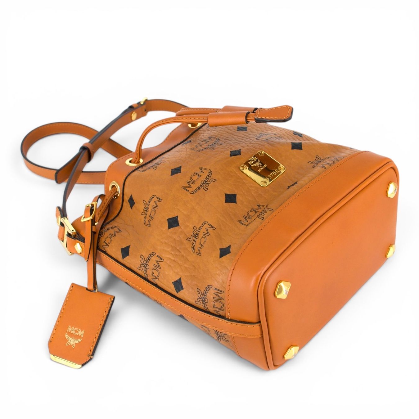 Mcm Borse da donna: MCM Heritage Beuteltasche Visetos cognac – Usato da Binningen venduto da Designerlabels 7