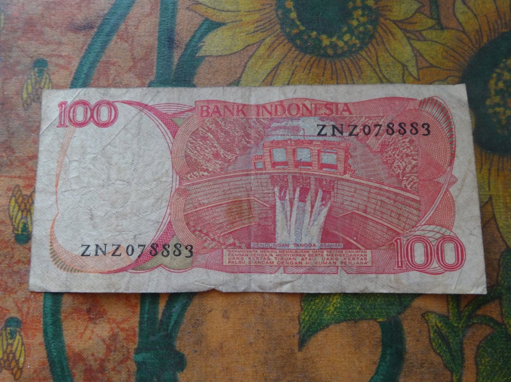 Banknoten: INDONESIE  100  Rupiah  Billet – Gebraucht aus Romanel-sur-Lausanne von Swift13 1