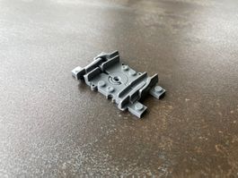 Set mit 10 flexiblen Schienen für Klemmbaustein-Eisenbahn
