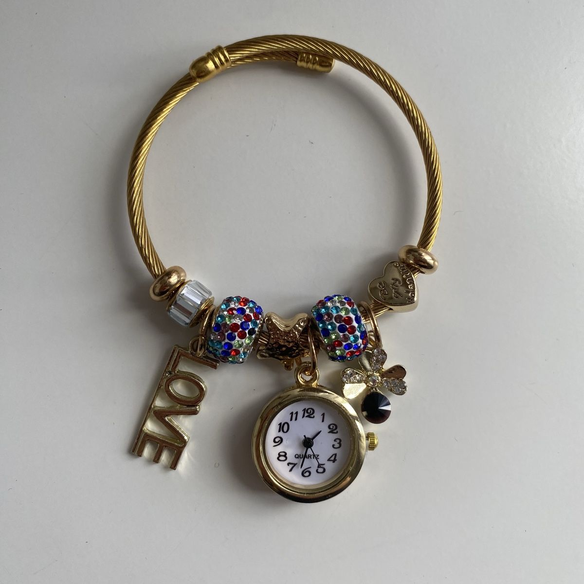 Bracciali & Braccialetti: 18KGP Charms Armbanduhr – Nuovo (secondo la descrizione) da Givisiez venduto da dor_xb9k