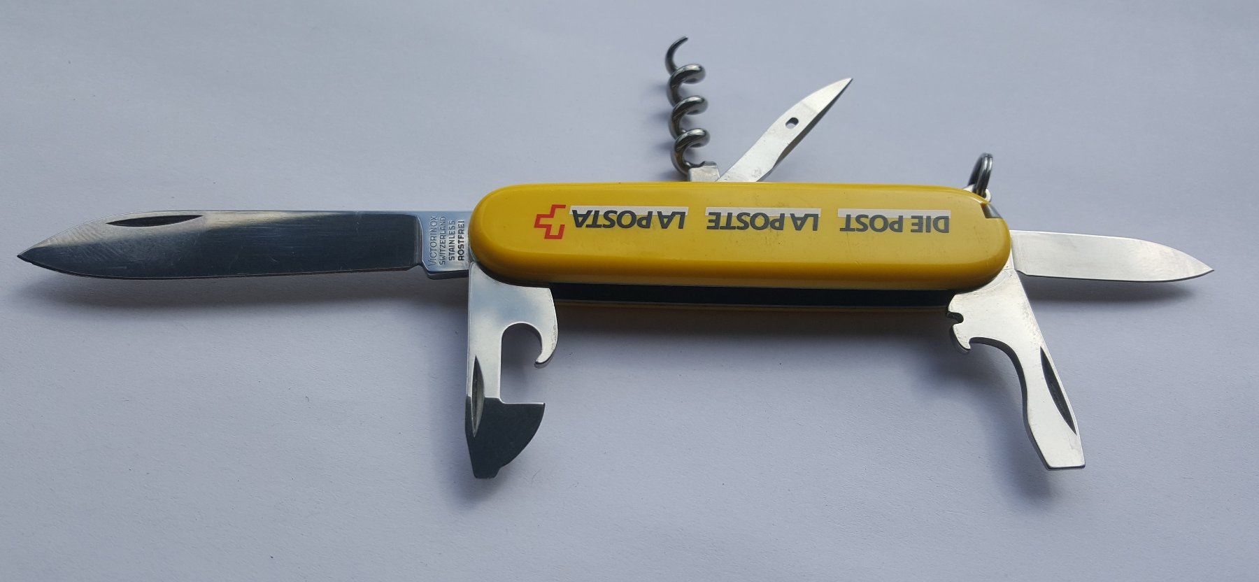 Victorinox Coltelli tascabile: VICTORINOX Sackmesser DIE POST - LA POSTE - LA POSTA – Nuovo (secondo la descrizione) da Spiegel b.Bern venduto da Wingover74 2