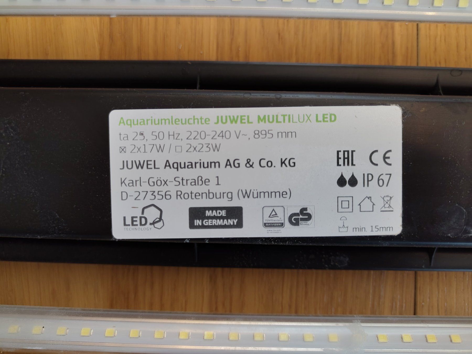 Lampade: Aquariumleuchte JUWEL MULTILUX LED 100 – Usato da Wiesendangen venduto da JohnDoe 2