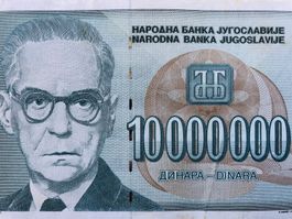Belgrad 1993 - Jugoslawien - 10000000 Dinara - Ivo Andrić
