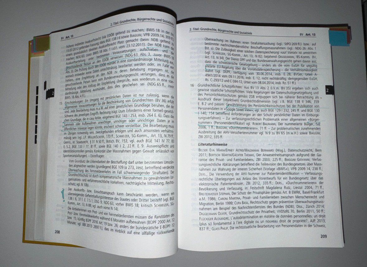 Libri: BV Kommentar Bundesverfassung der Schweizerischen Eidgenosse – Usato da Nyon venduto da staitroo 3