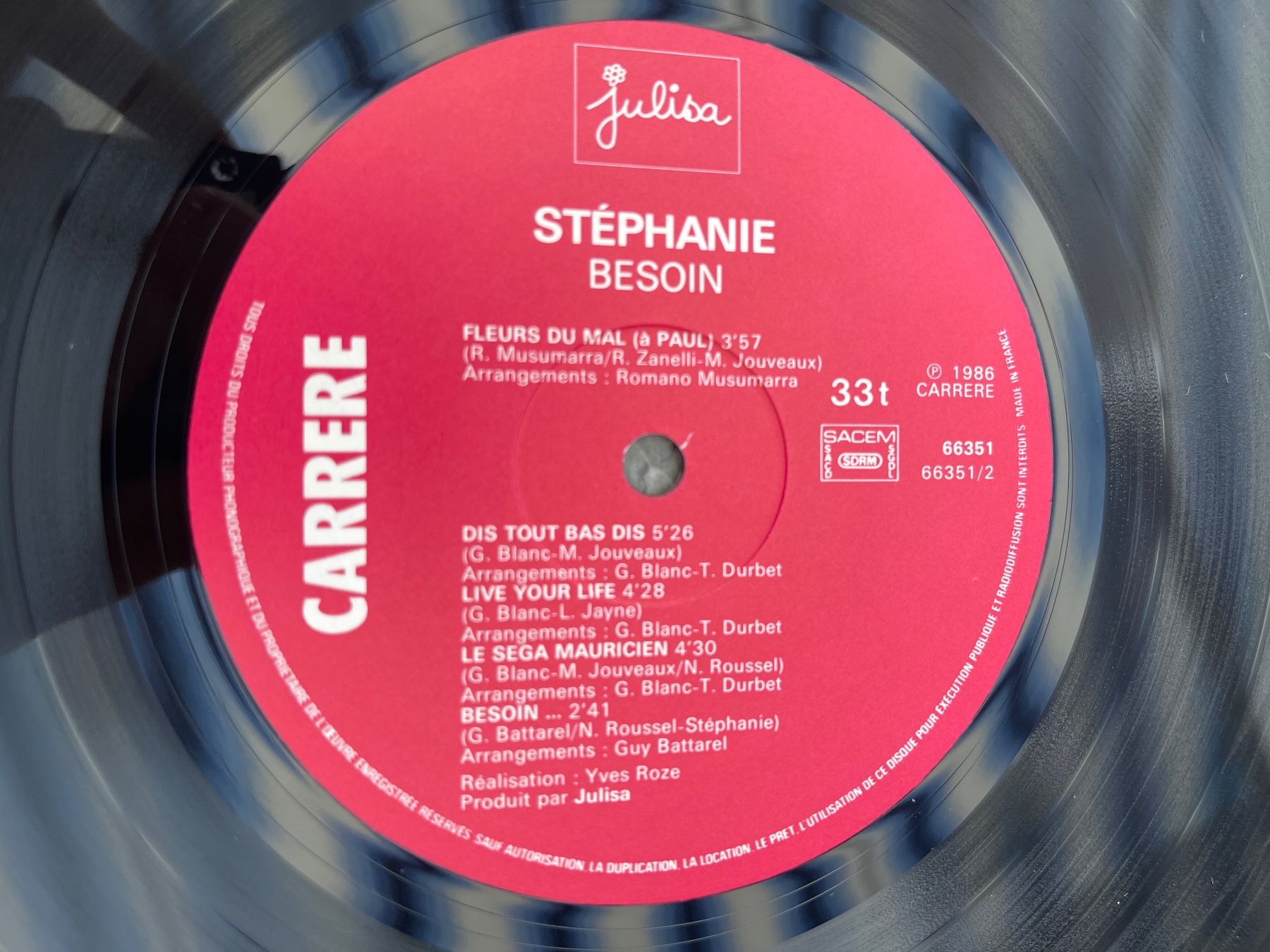 Dischi in vinile: A452/Stephanie - Besoin – Usato da Frutigen venduto da Philippe_jsp 2