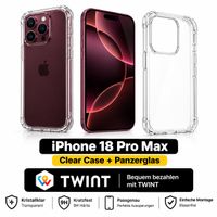 iPhone 18 Pro Max Hülle Transparent  Air Cushion Stoßfest