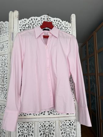 Seidensticker taillierte Bluse Baumwolle Neuwertig 40 rosa