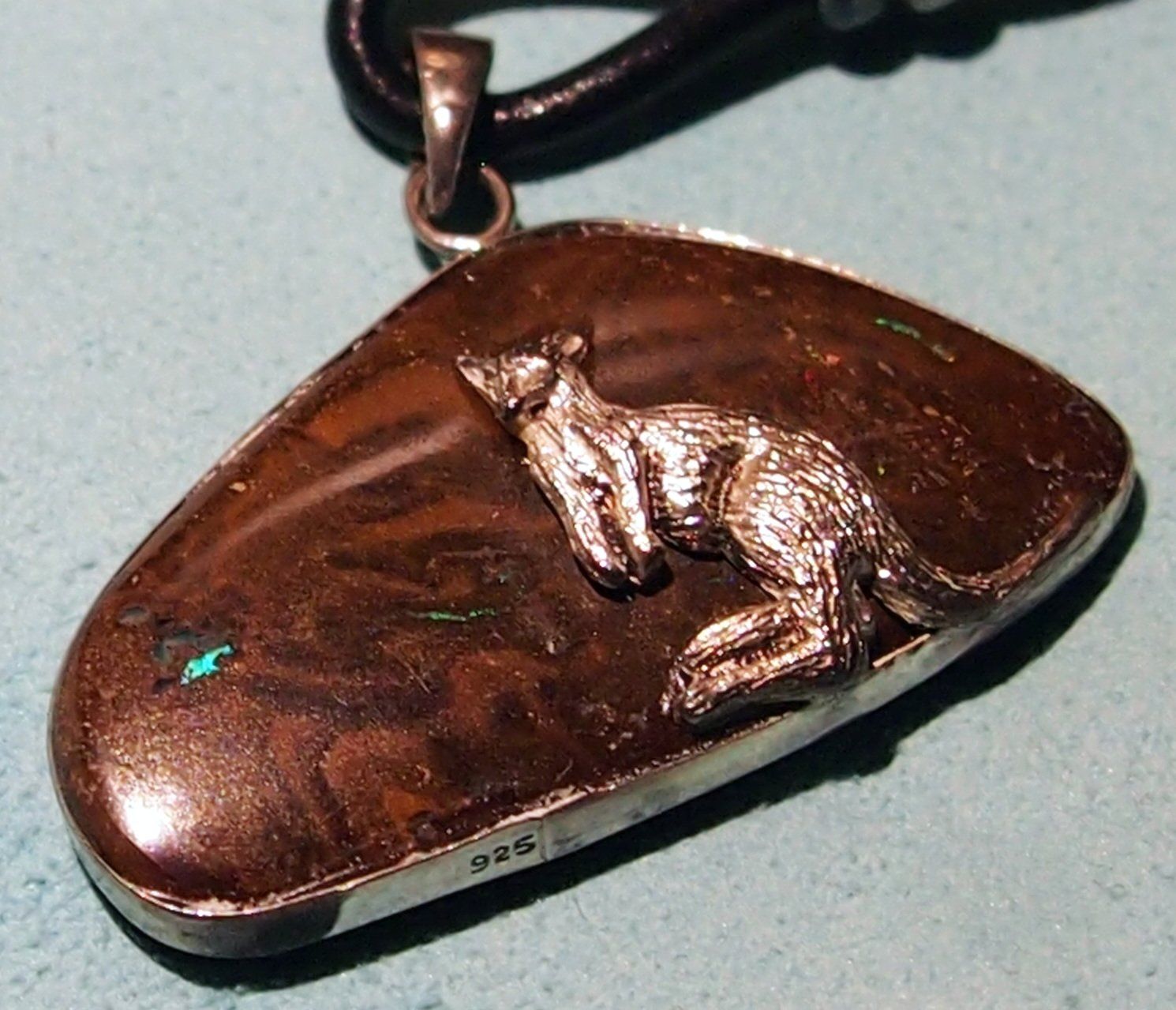 Ciondoli: 34 CTS BOULDEROPAL QUEENSLAND mit Känguru! – Nuovo e nell'imballaggio originale da Reinach BL venduto da blumarco 2