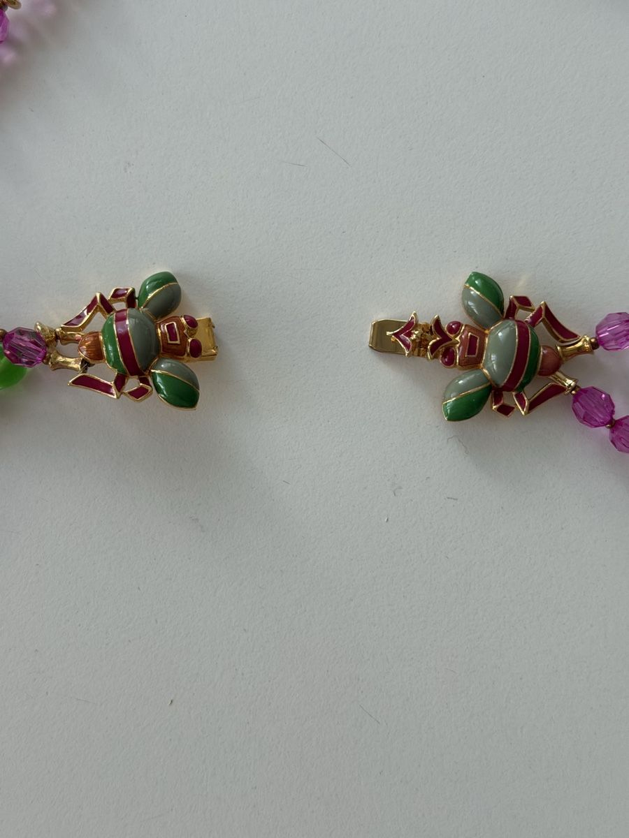 Catenine: Bunte Vintage Halskette mit Käfer-Verschluss – Usato da Winterthur venduto da tat_ky5h 5