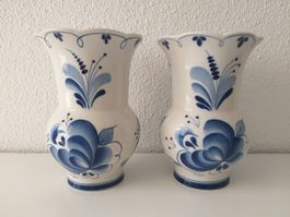 GZHEL 2 x vases en porcelaine/Porzellan Vase Made in Russia
