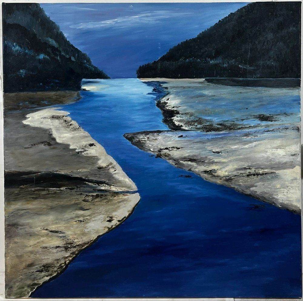 Dipinti: <<mystische Fluss-Landschaft>> – Usato da Hinwil venduto da Grossformat