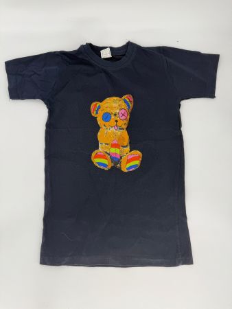 Shirt mit Teddy-Motiv Gr. 134/140