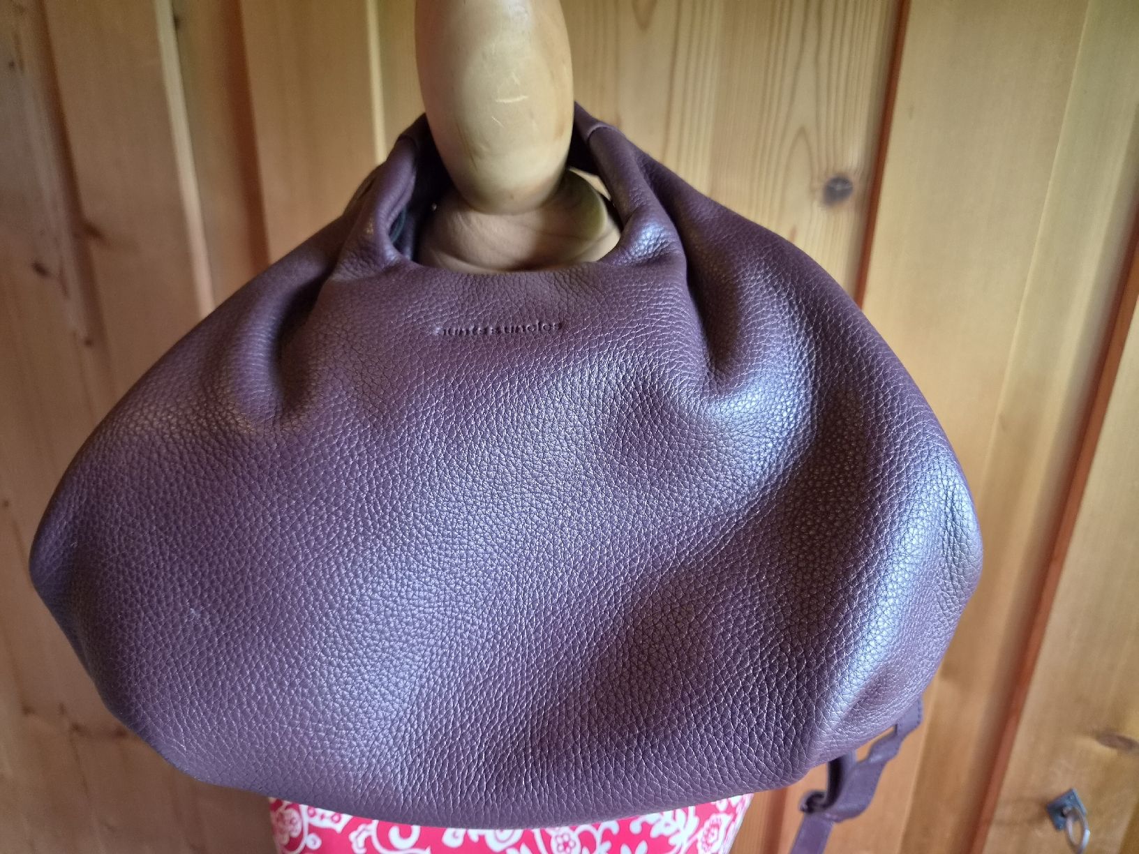 Aunts & Uncles Borse da donna: AUNTS&UNCLES Ledertasche, Pflaume, Neu! – Nuovo (secondo la descrizione) da Wattwil venduto da tannenmeise73
