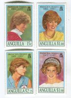 Briefmarken "Lady Diana". Anguilla.