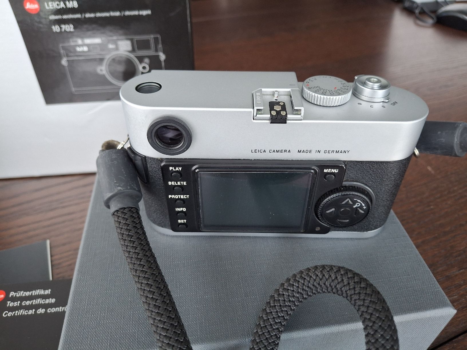 Leica Fotocamera: Digitalkamera Leica M8 silber – Usato da Wisen SO venduto da Draven6 2