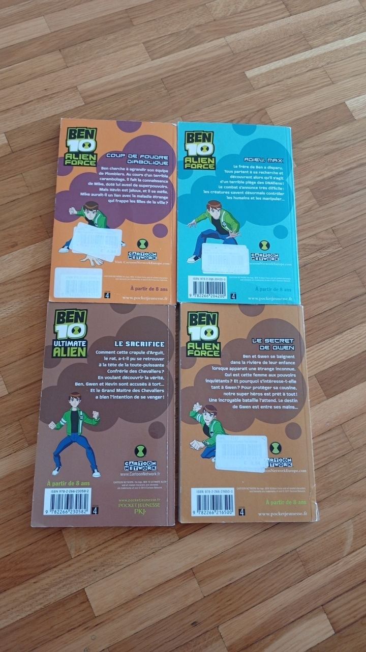 Bücher: Set de 4 livres "Ben 10" Alien Force – Gebraucht aus Gland von M_marc 1