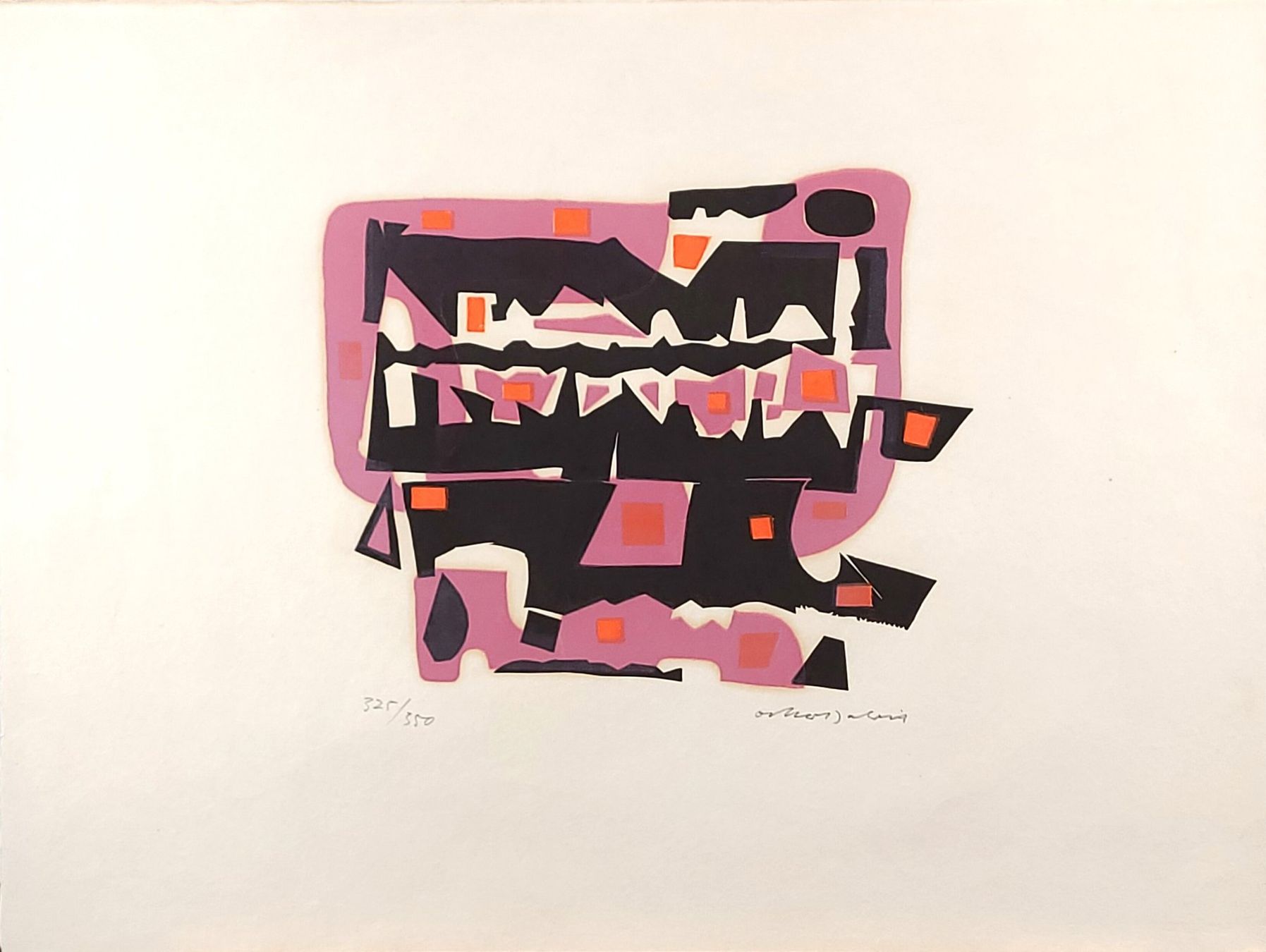 Xilografie: Oskar Dalvit  (1911 - 1975) – Usato da Elgg venduto da cuendetkunst