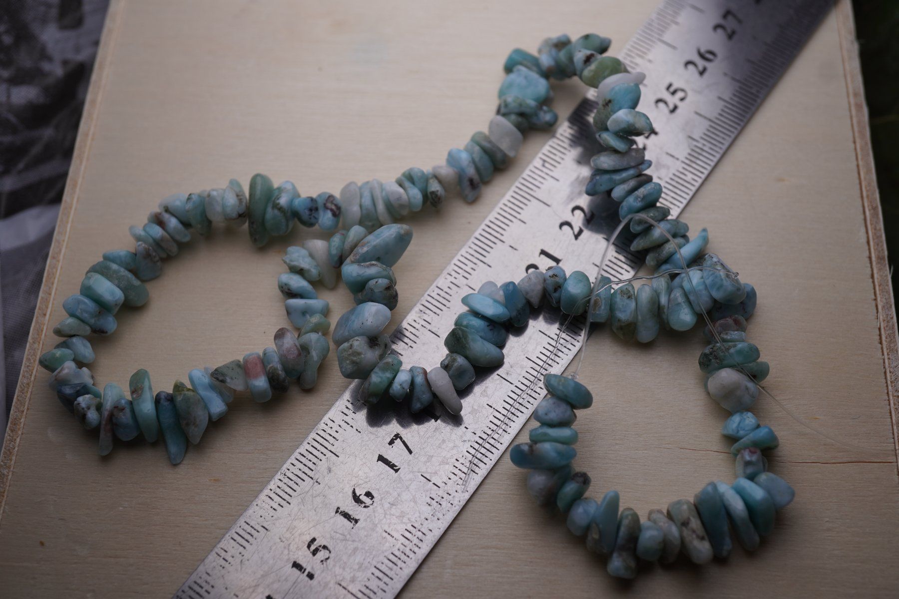 Mineralien & Heilsteine: Larimar Splitter   Strang       ab 1.-  Auktion – Neu und originalverpackt aus Eschenbach SG von topstone 2