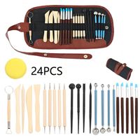 📌NEU Skulptur Werkzeuge-Set 24 Stk + Etui