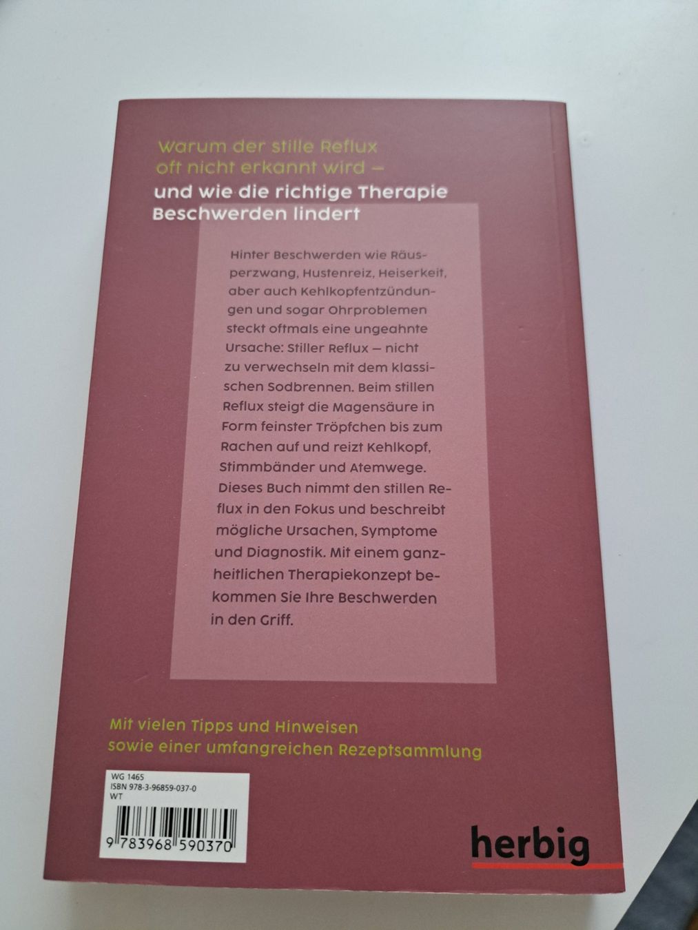 Livres: Buch: Das hilft beim stillen Reflux – D'occasion à Perlen par Sarah1985 1