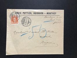 Couvert von Louis Pottier mit 66D