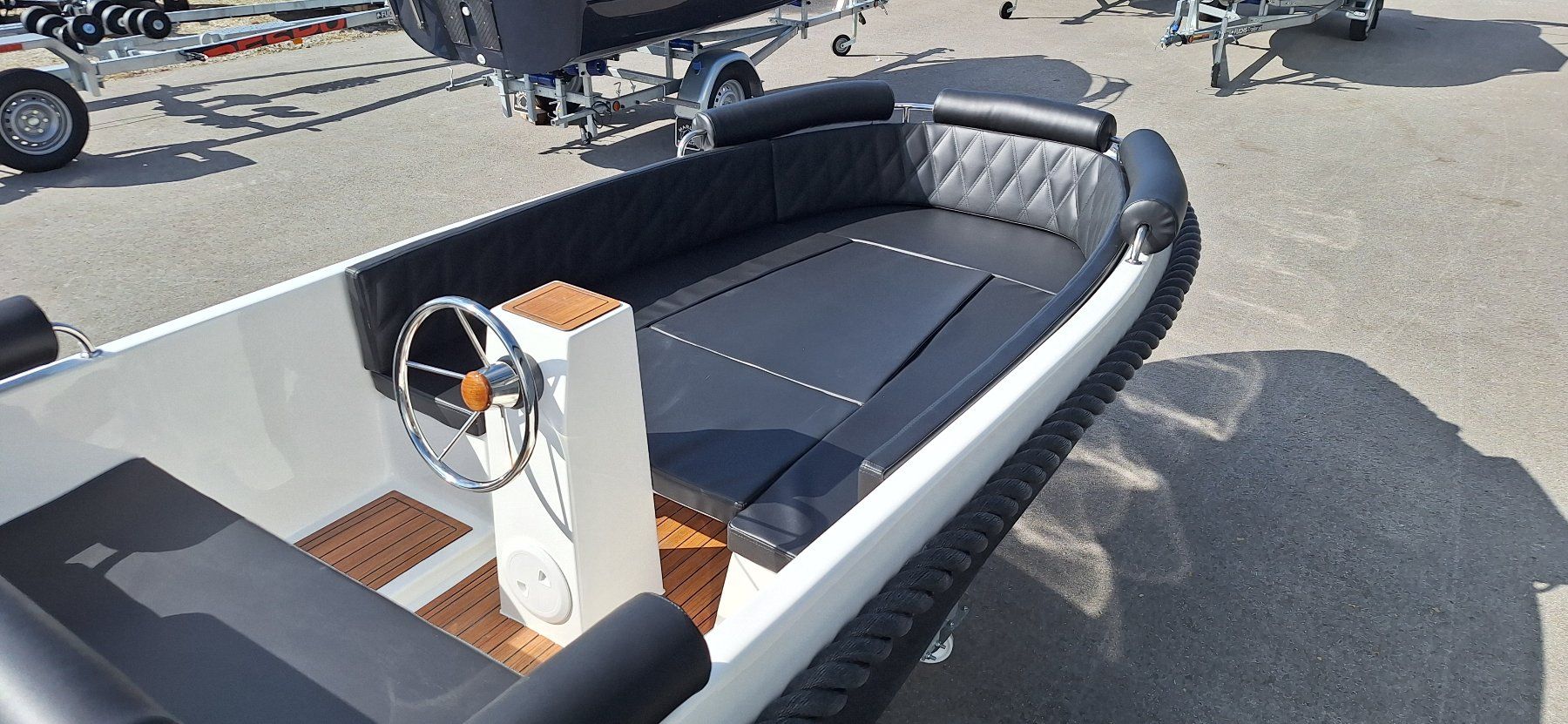 Barche: LAGERND NEU 420 Classic Boot Motorboot GFK Boot Badeboot – Nuovo e nell'imballaggio originale da Aigen Schlägl venduto da Fuchs-Boote 4