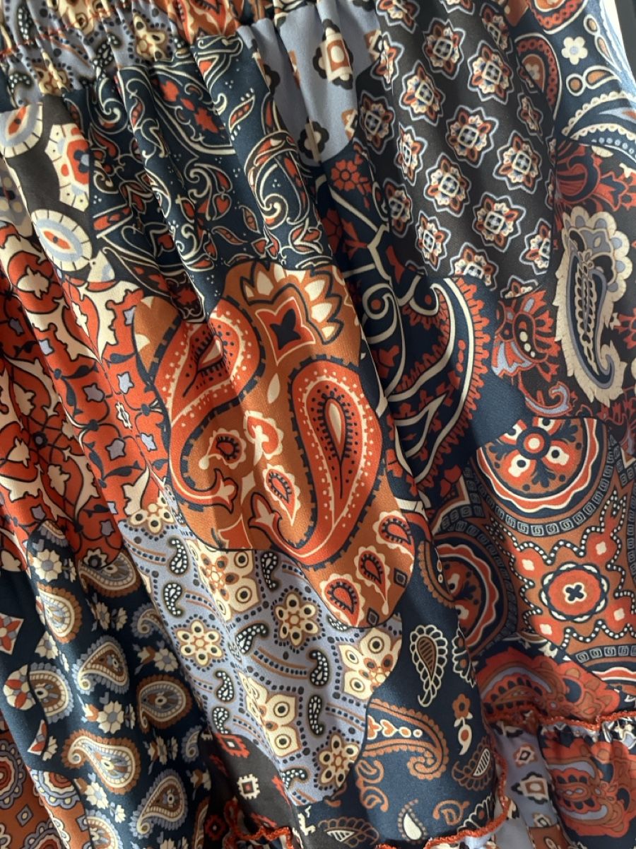 Jupes: Maxi Jupe longue patchwork bohème taille L – Neuf (Voir description) à Genève par Libellule477 2