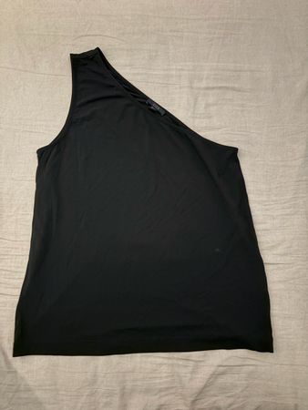 Top monospalla COS nero, taglia M, condizioni ottime