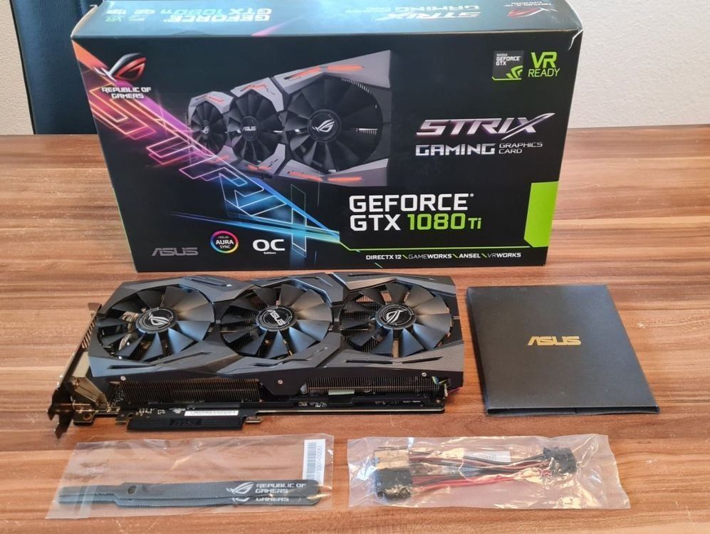 ASUS GeForce GTX 1080 Ti STRIX O11G-GAMING (Gebraucht) in Essertines ...