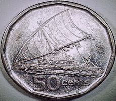Fidschi  50 Cent, 2009 + Fidschi 10 Cent 2009