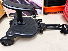 Buggyboard mit Sitz für Kinderwagen – wie neu
