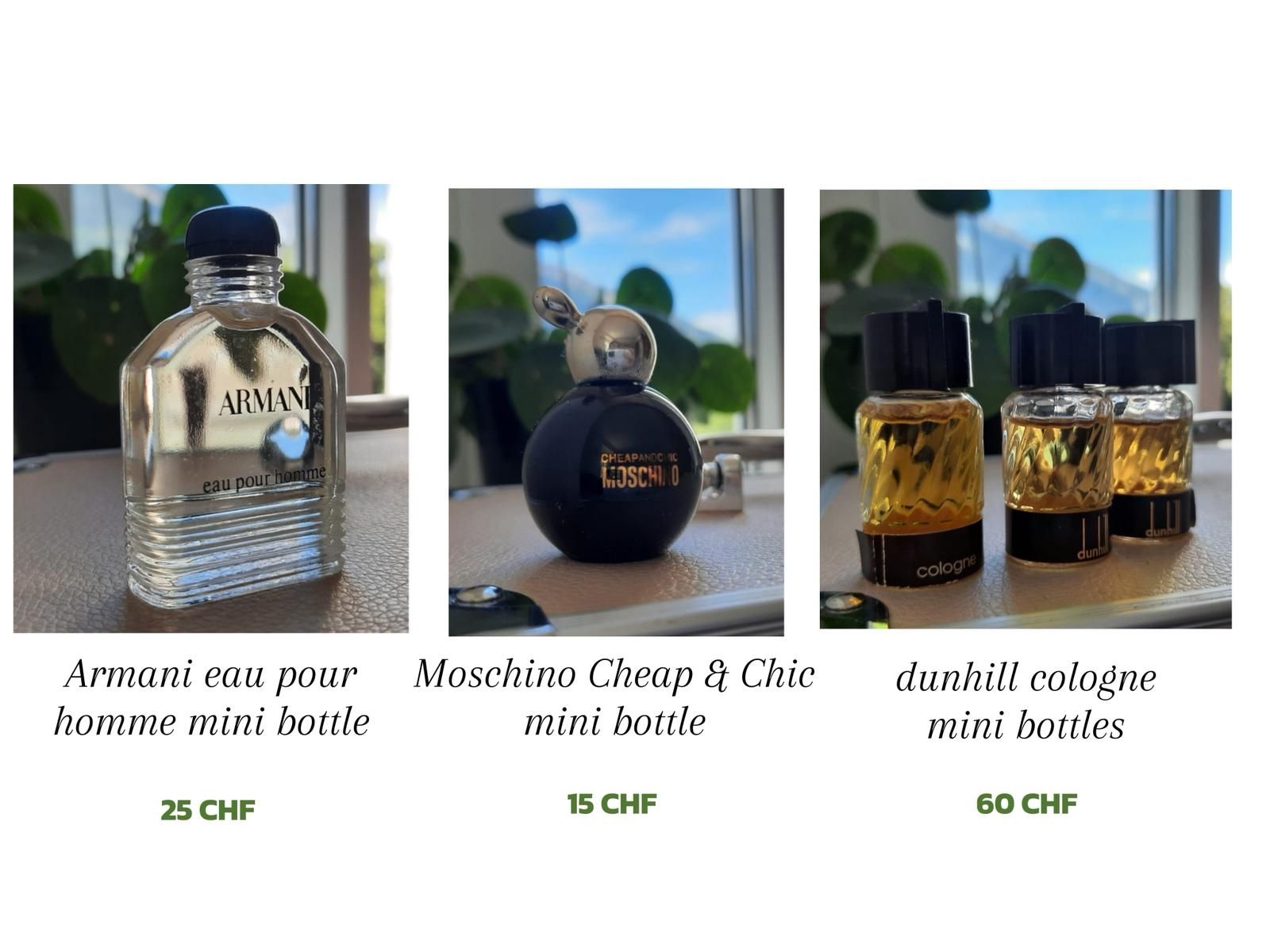 Parfums & Eau de Toilette: Mini Parfum Flaschen Sammlung – Neuf (Voir description) à Chur par lif_sv5c 1