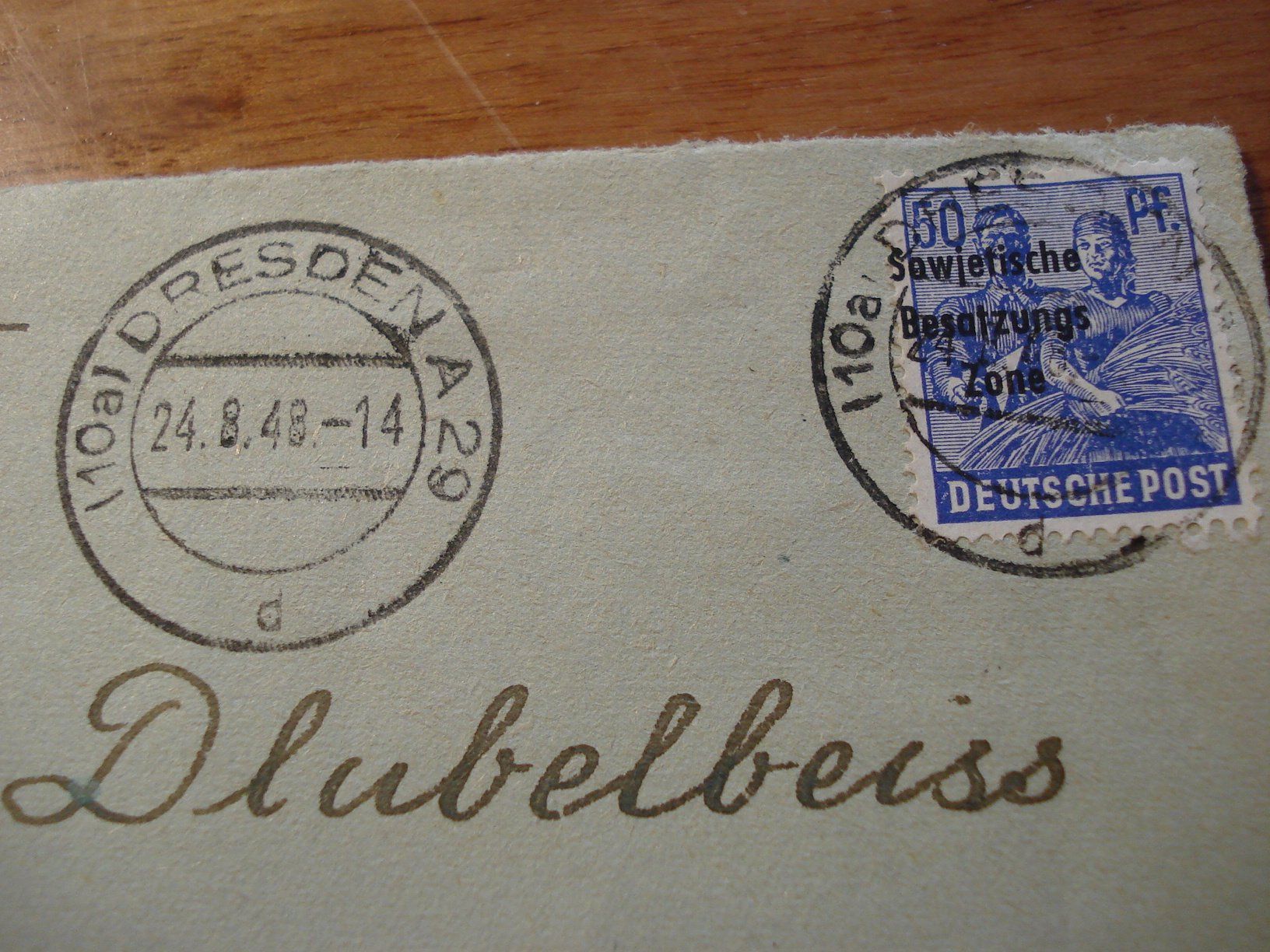 Tutti i francobolli: Zensur-Brief Deutsche Post 1948, sowjetische Zone – Usato da Niederwil AG venduto da morostahu 1