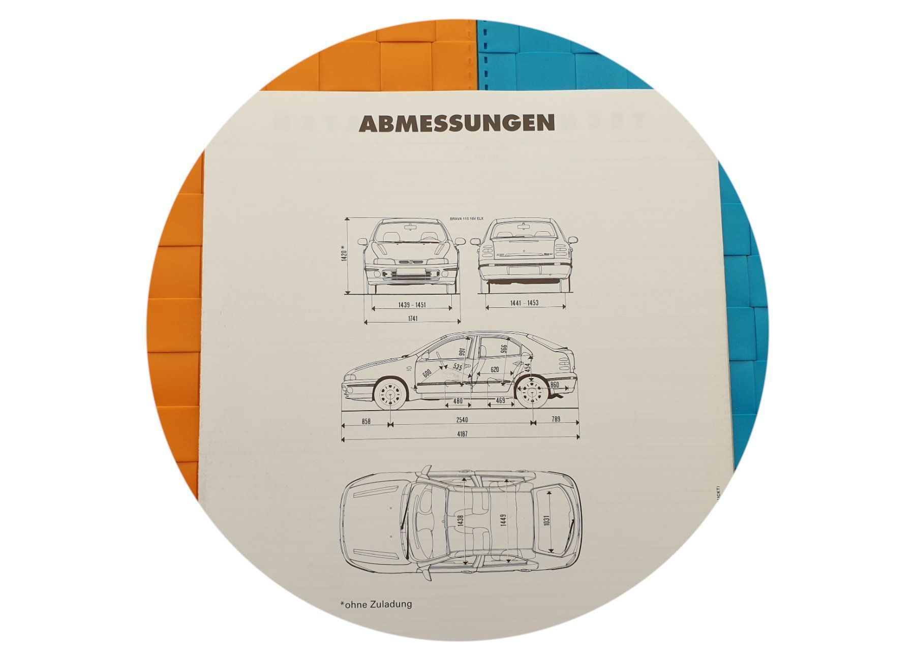 Fiat Documenti: FIAT BRAVA 1999 - Prospekt / Katalog – Usato da Viganello venduto da CARLiteratur 4