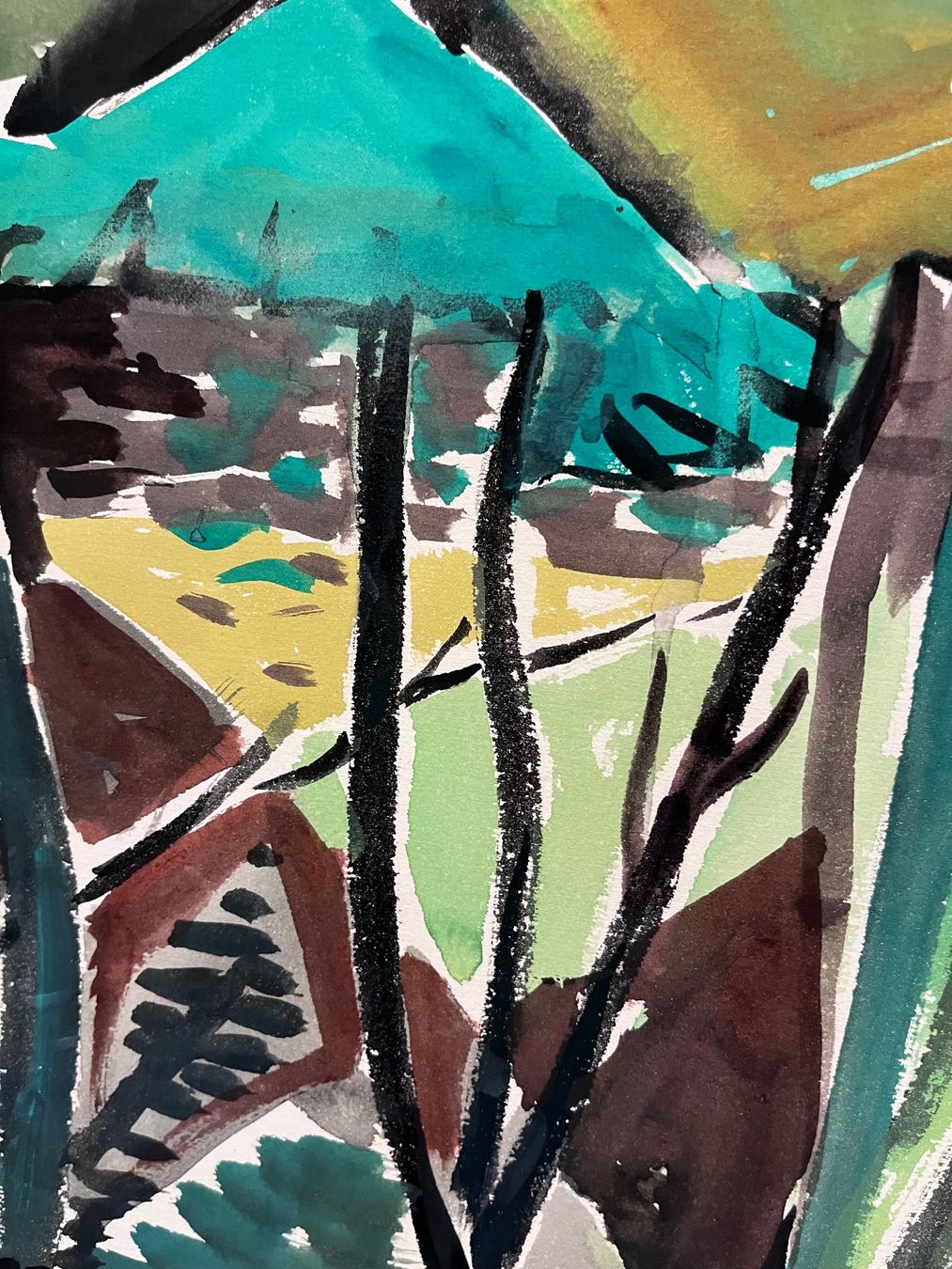 Dipinti: LILL TSCHUDI - GROSSES ORIGINALWERK – Usato da Benglen venduto da Kunstfund 3