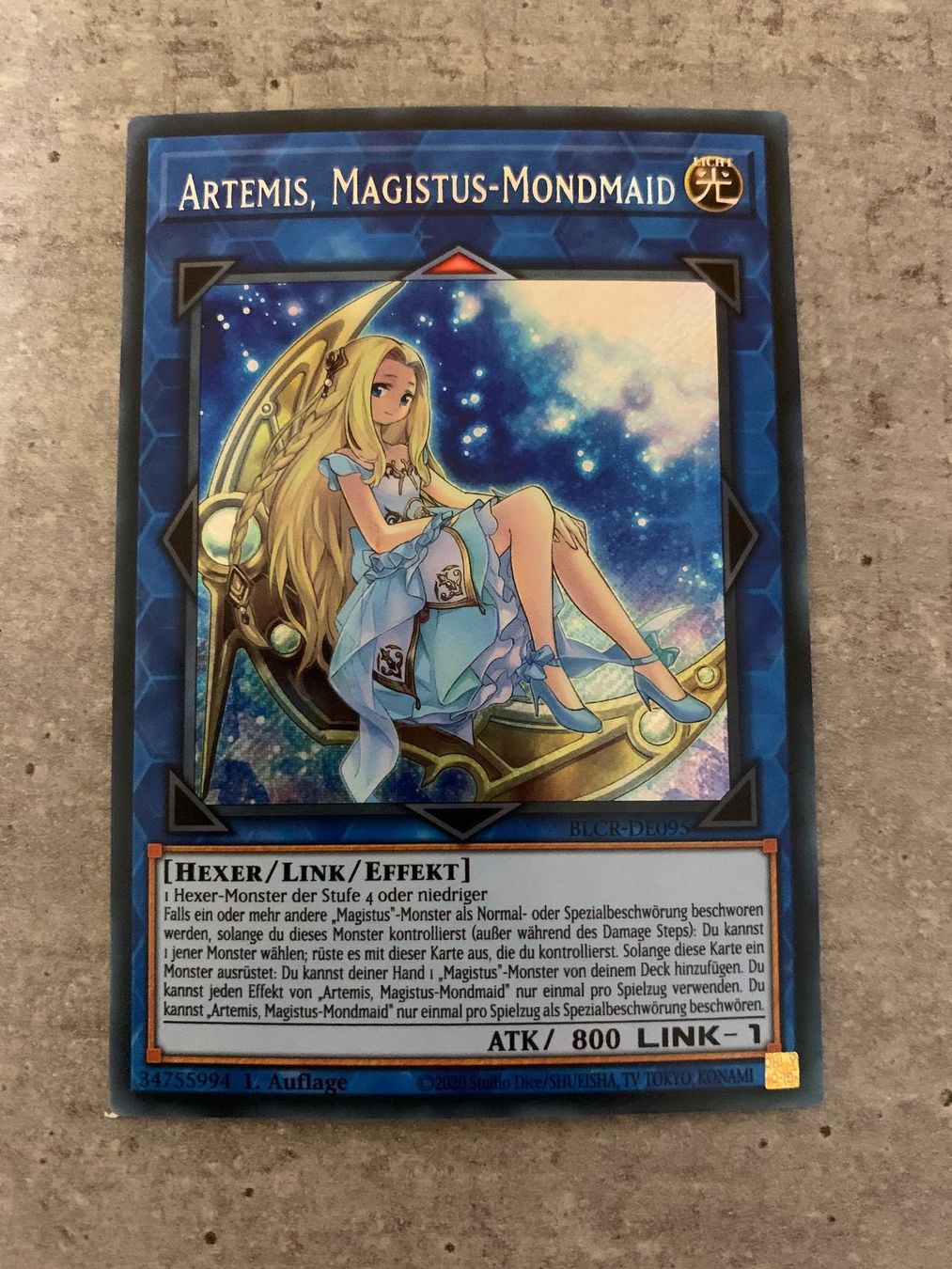Yugioh Carte collezionabili: Artemis, Magistus-Mondmaid – Usato da Gränichen venduto da Pauli94