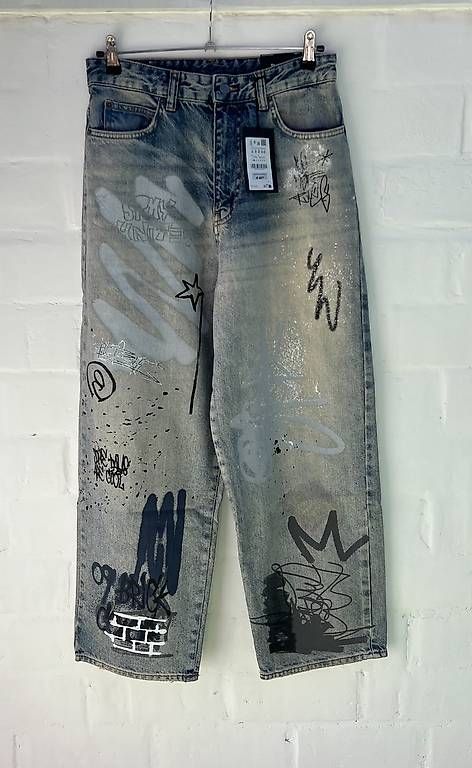 Jeans: Jeans mit Print Neu mit Etikett – Nuovo e nell'imballaggio originale da Tagelswangen venduto da fireiceprincess