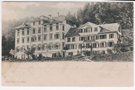 AK gelaufen 1902 Kuranstalt Bad Sonder Teufen A. Ruppaner