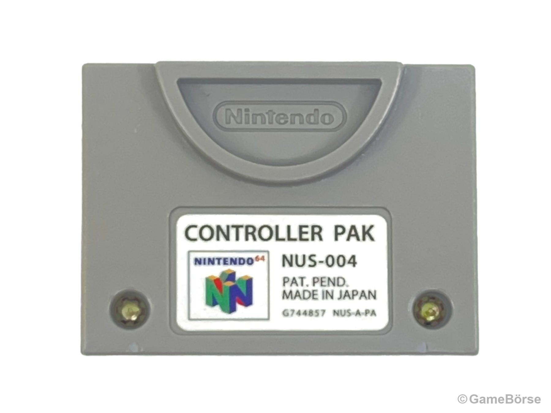 Nintendo Jeux: N64 Controller Pak Memorycard Original – D'occasion à Stettfurt par GameBoerse