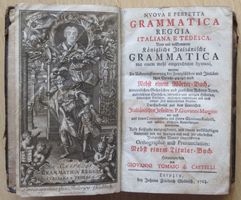 antik: Königliche Italienische Grammatica, 1768