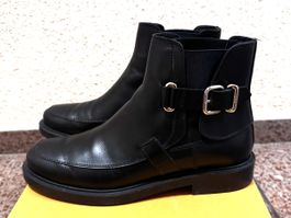 Tod's Damen Stiefel Gr. 38, Schwarz, Top Zustand für Winter