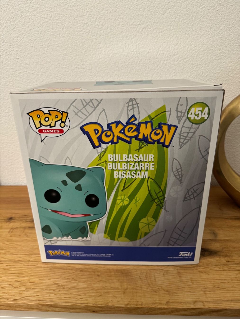 Funko Statuette: Funko Pop - Pokémon - Bulbasaur #454 | Silver – Nuovo e nell'imballaggio originale da Oensingen venduto da CSCollectors 1