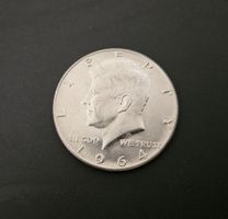 Silbermünze Kennedy Half Dollar 1964 - top