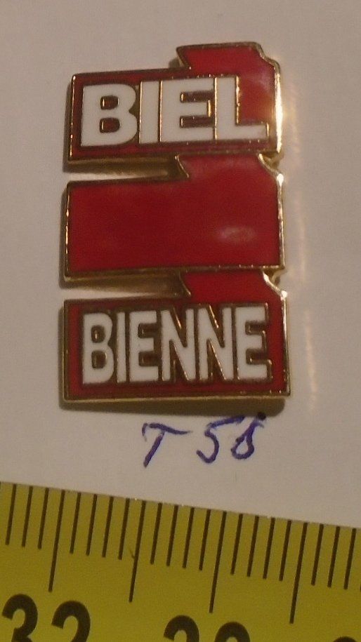 Plaketten & Abzeichen: 1 Biel Pin (T58) – Gebraucht aus Winterthur von Beli2000
