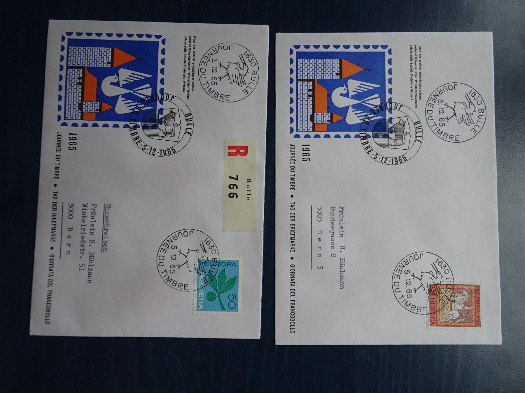 Tutti i francobolli: Tag der Briefmarke 1965 – Usato da Aadorf venduto da Chnorli-Furz