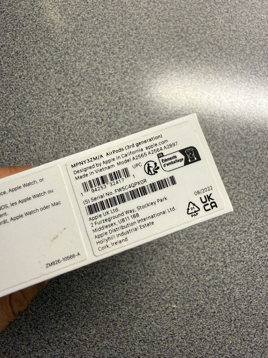 Apple Kopfhörer: Airpods 3 Generadions – Gebraucht aus Kriens von Ceer25 3